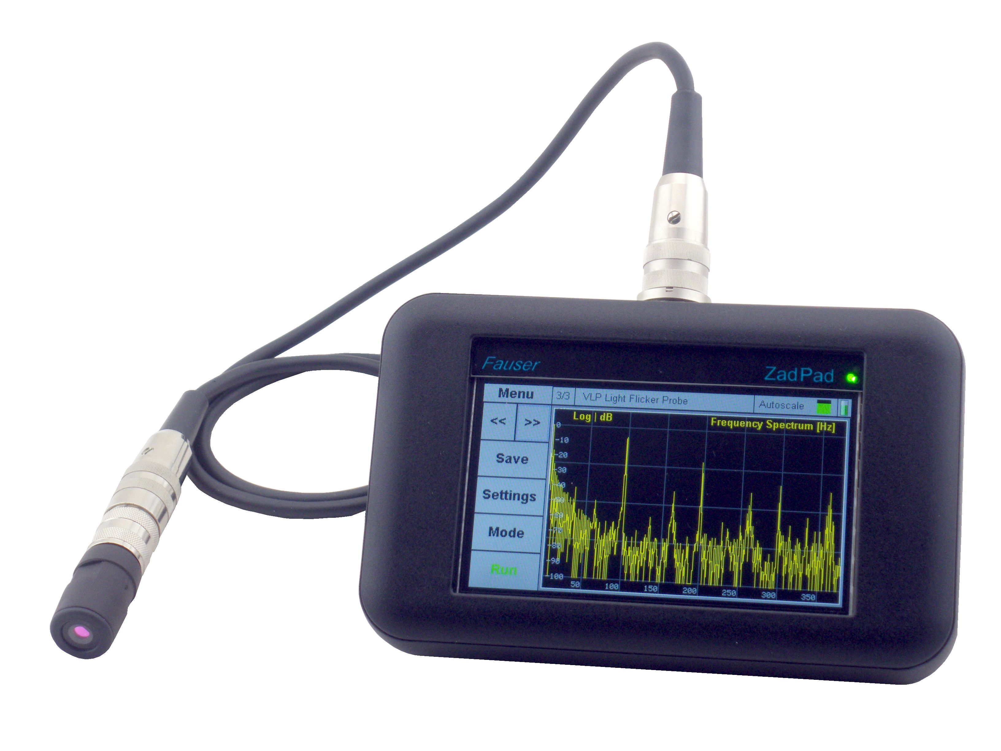 zadpad_freq Flicker SVM spektrum ZadPad