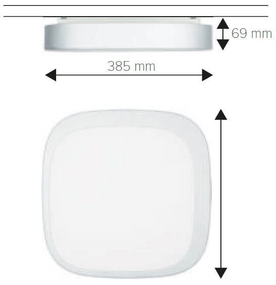 mounted luminaire 35W with ZigBee dimming 