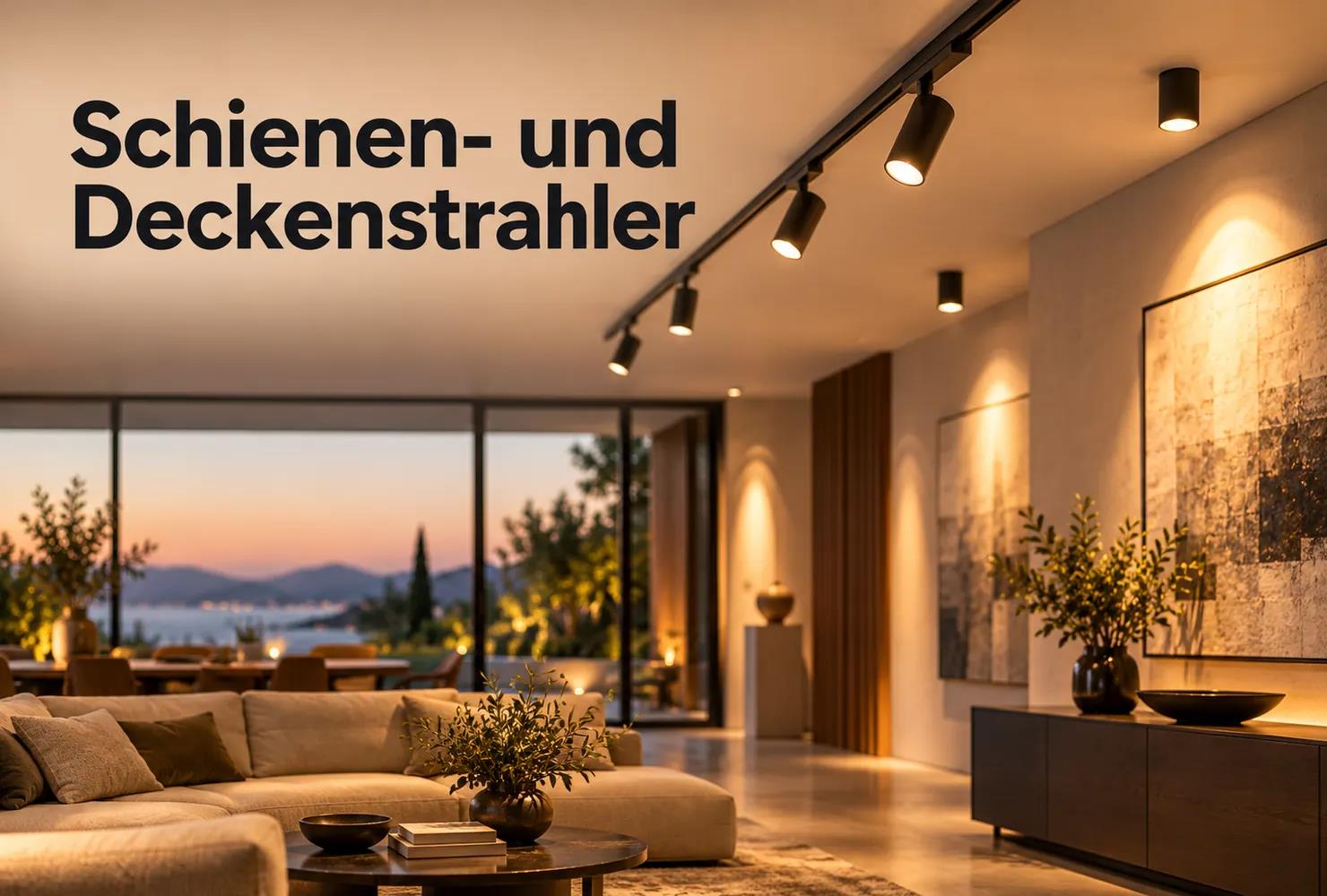 Schienen- und Deckenstrahler Schienen- und Deckenstrahler