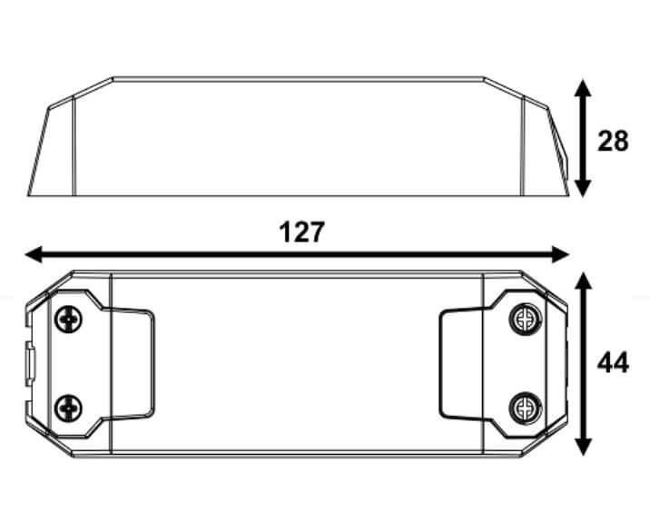 Abmessungen des Produkts