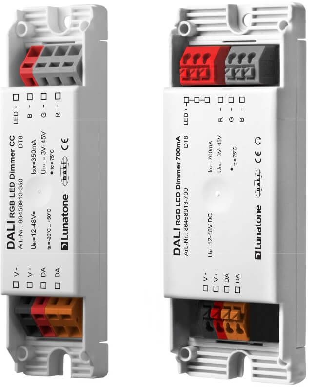 3 CH DALI constant current (CC) dimmer 2 Kanal Konstanstrom DALI