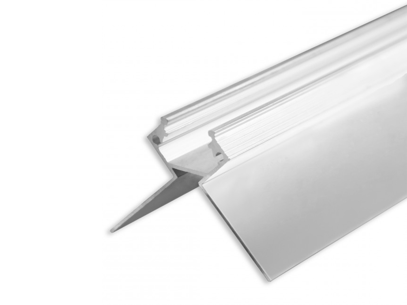 LED aluminum drywall profile AL-PU45 outside corner silver 2m LED aluminum drywall profile AL-PU45 outside corner silver 2m