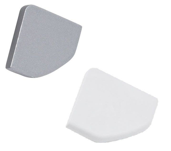 End cap LED angle profile aluminum 45°