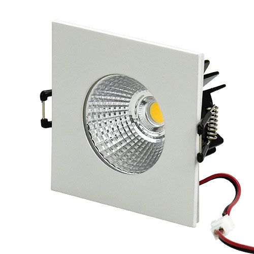 Oberfläche weiß des eckigen downlight