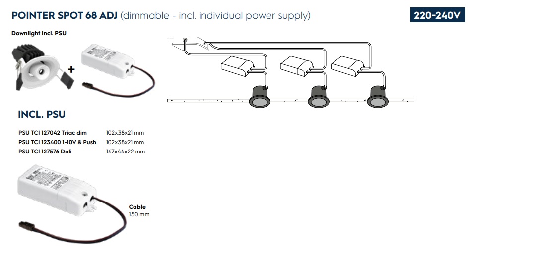 Illuxtron Pointer Spot 68 Adjustable Illuxtron Pointer Spot 68 Adjustable