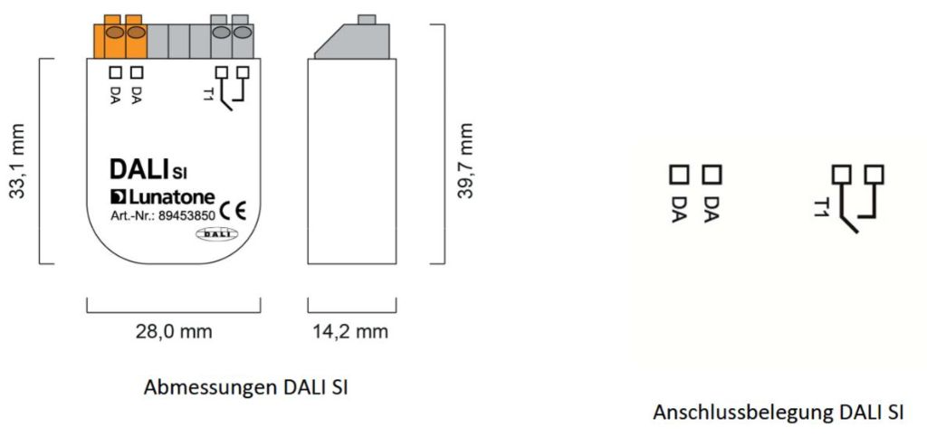 DALI SI Sensor Interface DALI SI Sensor Interface