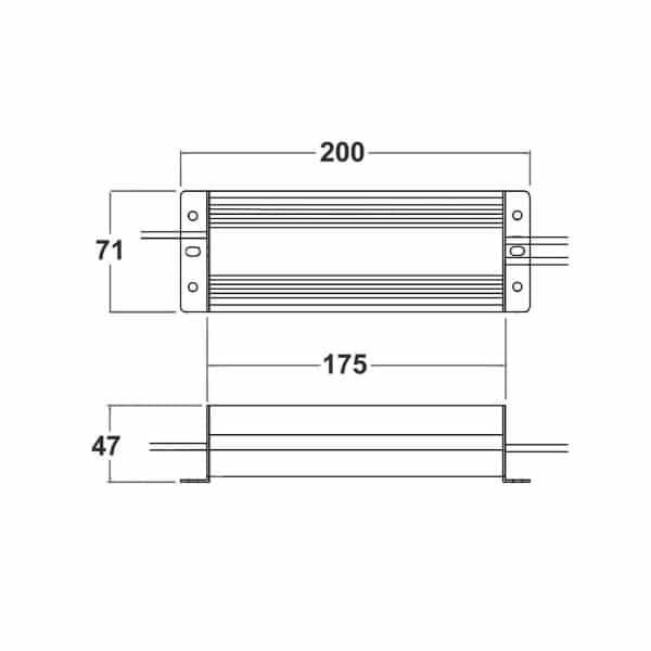 LED Power supply 60/100/150W 12V/24V controllable 0-10V
