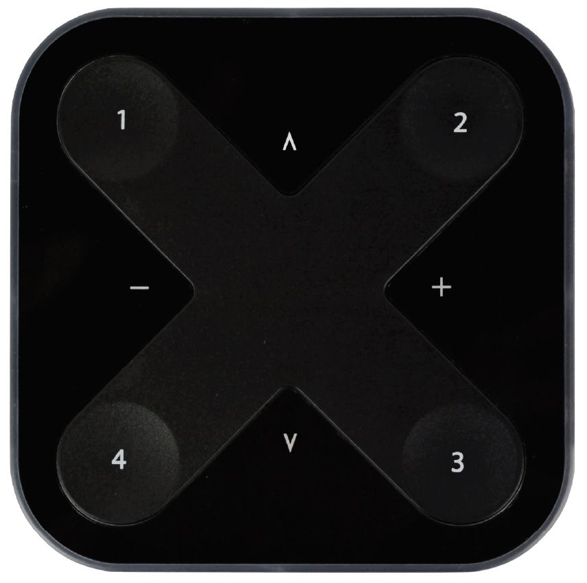 Casambi Xpress - Eleganter Wandtaster black