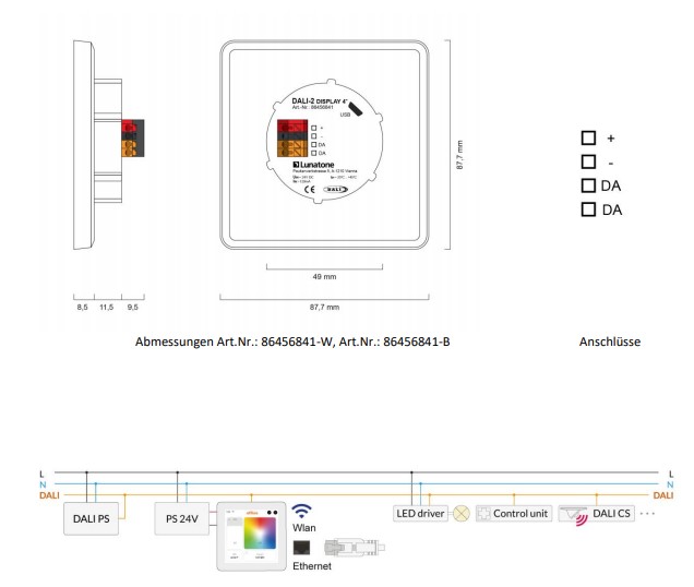 DALI-2 4 inch Display - Special limited Amount