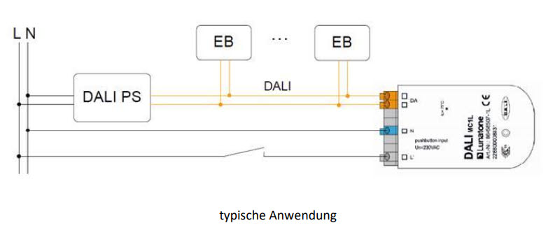 MC1L Schaltung DALI-2 MC1L control module with one input | 86458507-1