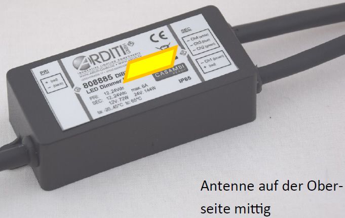 Casambi, PWM dimming, IP65, programmable