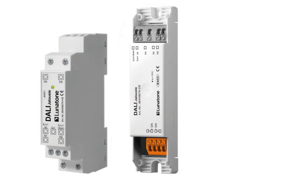 Blind control via DALI Blind control via DALI