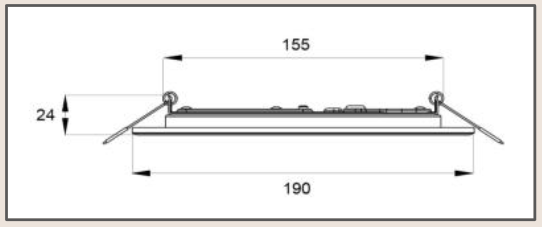 Anschluss LED-Panel LEDON Anschluss LED-Panel LEDON