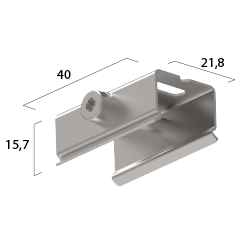 Fastening elements for the DALI ONETRACK Eutrac track system Fastening elements for the DALI ONETRACK Eutrac track system