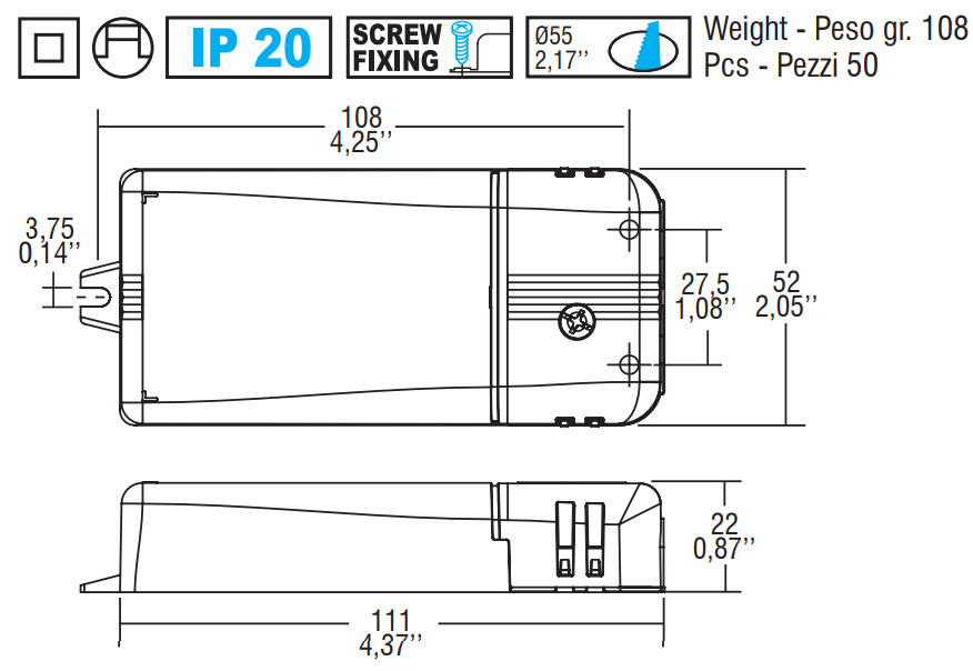 DC Mini Jolly LC abmessung DC Mini Jolly LC abmessung