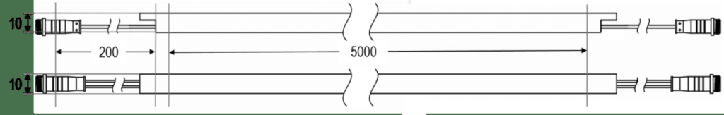 LED-Line Neon Abmessungen LED-Line Neon Abmessungen