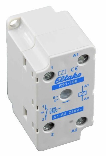 Frontansicht Relais R91-100 10A Frontansicht Relais R91-100 10A