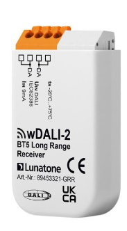 wDALI-2 BT5 Long Range Transmitter - Receiver Wireless DALI Module