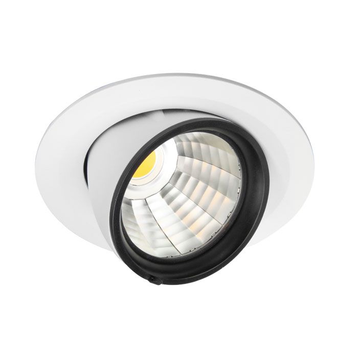 LED Downlight, 145 mm Ø, 30 W, pivotable BWL-40