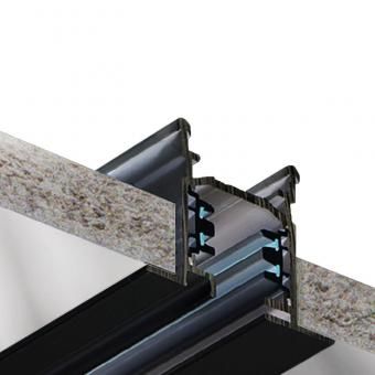 Installation of track for suspended ceilings