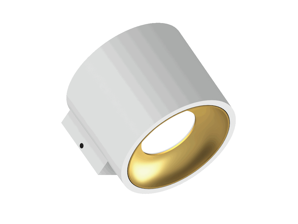 Picture - Fido WL 105D white gold.jpg Wandleuchte Illuxtron Fido WL 105 HV-FD