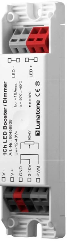 1Ch 0-10V LED PWM Dimmer / Booster 1Ch 0-10V LED PWM Dimmer / Booster
