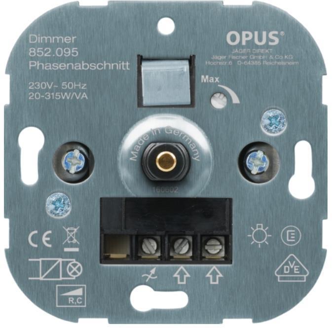 Abdeckung für Dreh-Dimmer und Poti