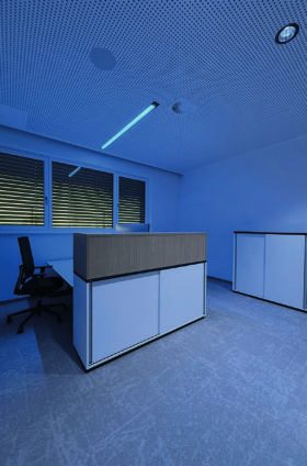 K-Horizon UGR+Raster Recessed Luminaire by KITEO – LED 26.5W IP20