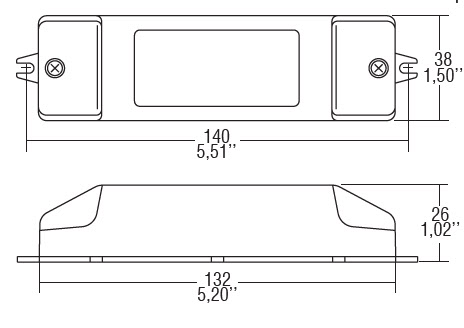 Abmessungen zu TCI 122250, 122251, 122254 Abmessungen zu TCI 122250, 122251, 122254