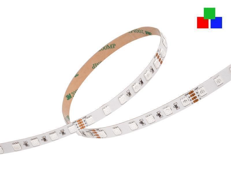 Flexible 24V RGB LED Stripe | 72 LEDs/m Flexible 24V RGB LED Stripe | 72 LEDs/m