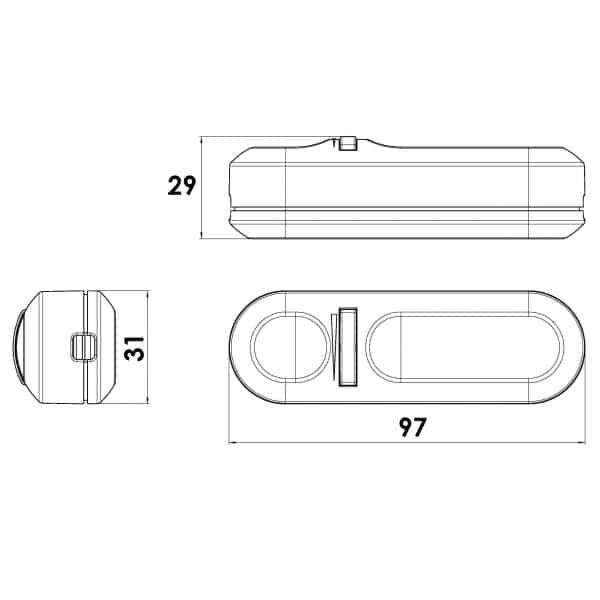 Universal-Dimmer with Push Button up to 150 W