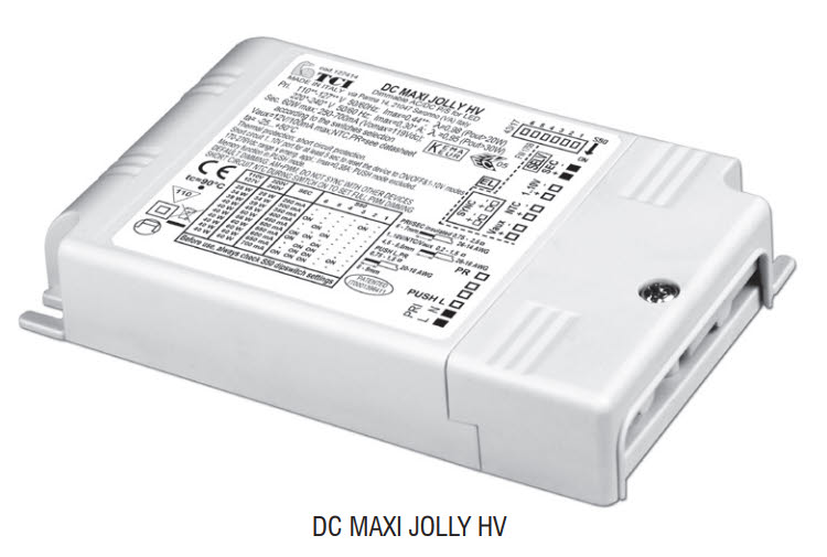 TCI Maxi Jolly HV 60 | 1-10V & PUSH | 127414 | 151414 TCI Maxi Jolly HV 60 | 1-10V & PUSH | 127414 | 151414