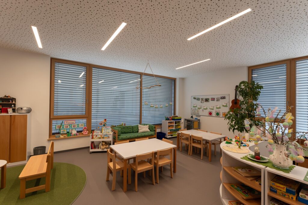 K-Horizon PI-LED Einbauleuchte in natur eloxiert mit Tageslichtspektrum