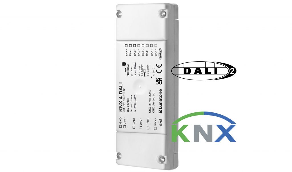 KNX 4 DALI Schnittstelle Deckeneinbau KNX 4 DALI Schnittstelle Deckeneinbau