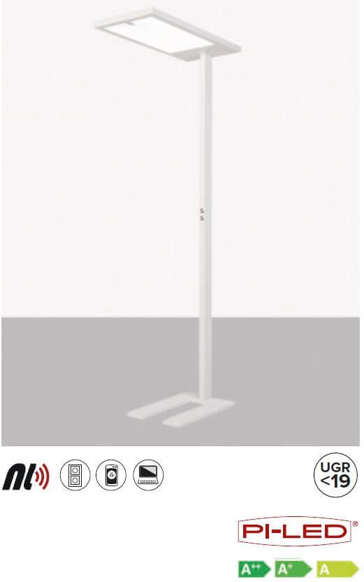 K-VIRTUS II Features (NeoLink/ZigBee, PI-LED) Free-standing luminaire K-VIRTUS II 100W dimmable