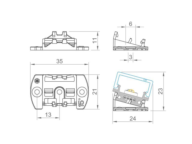 Befestigungsklammer Befestigungsklammer