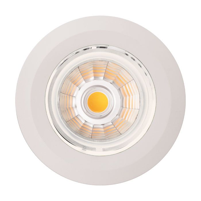 LED Downlight, 145 mm Ø, 30 W, pivotable Deckeneinbaustrahler Weiß