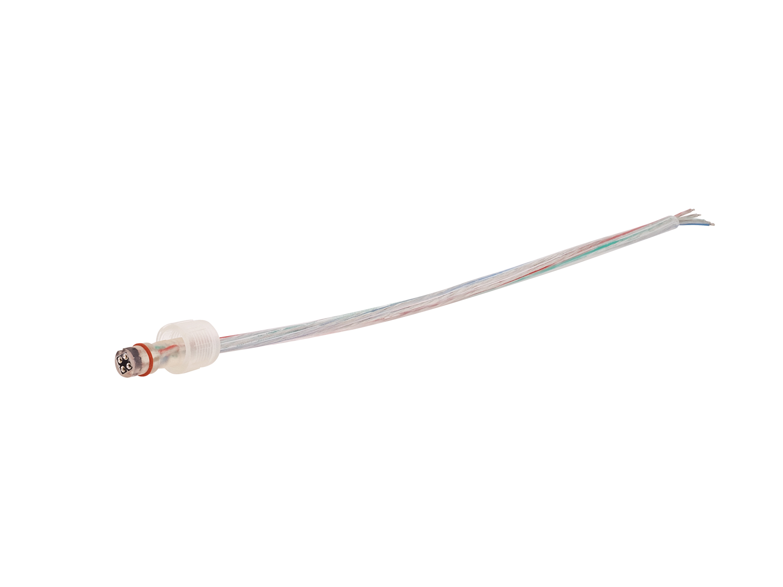 Supply cable RGB DC plug / socket open end outdoor 18 cm