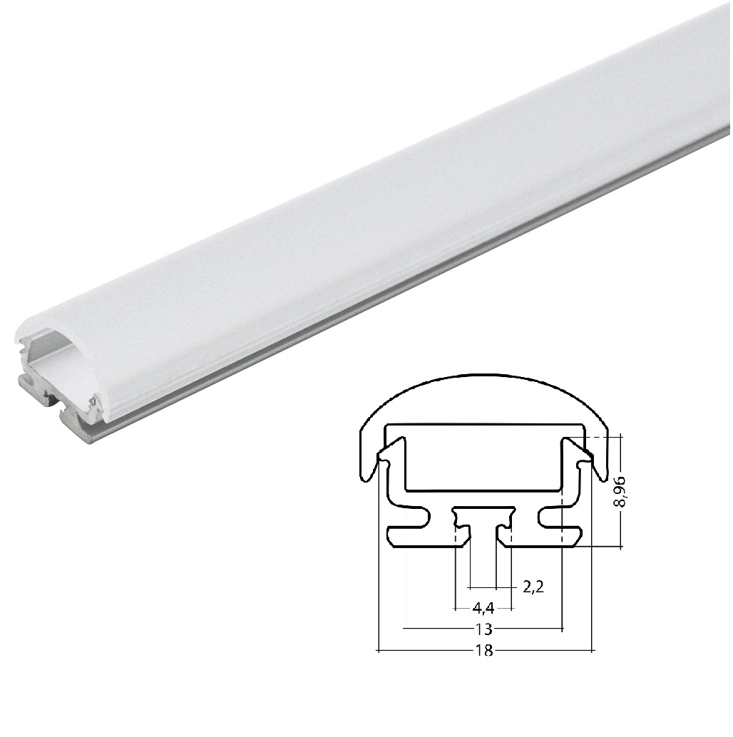 LED Alu Kühlprofil edge-line2 LED Alu Kühlprofil edge-line2