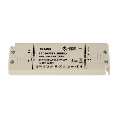 Independent LED power supply flat up to 50W 12V/24V