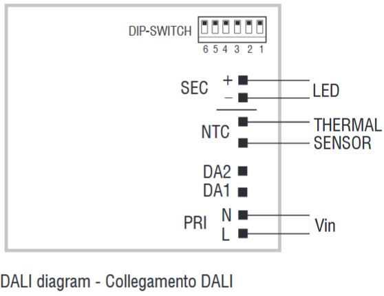TCI_LC_DALI-Schaltdiagramm DC Mini Jolly LC DALI | 123395 | 151395