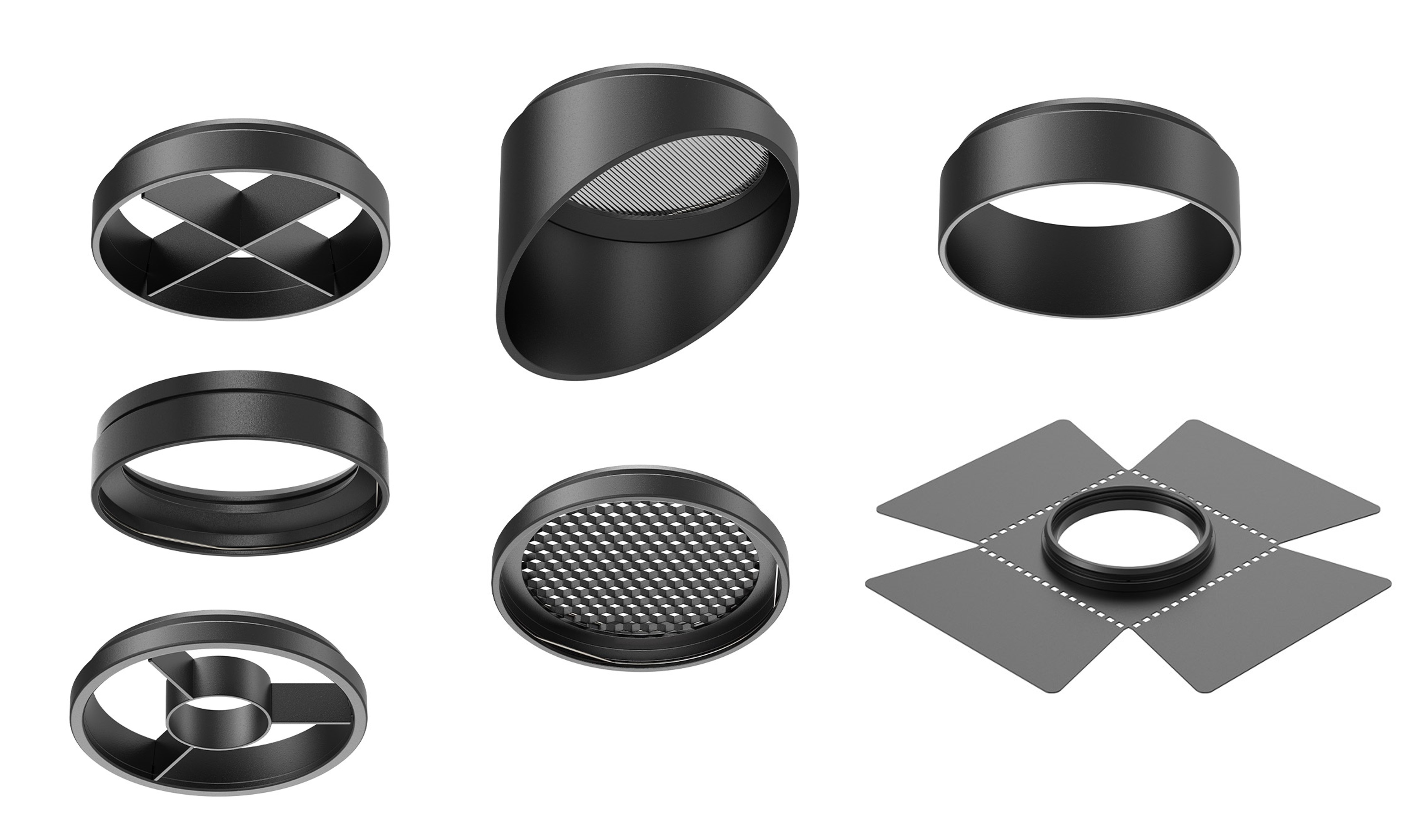 MIN+ Zubehör: Blendringe und Adapter für MIN LED-Schienenstrahler MIN+ Zubehör: Blendringe und Adapter für MIN LED-Schienenstrahler