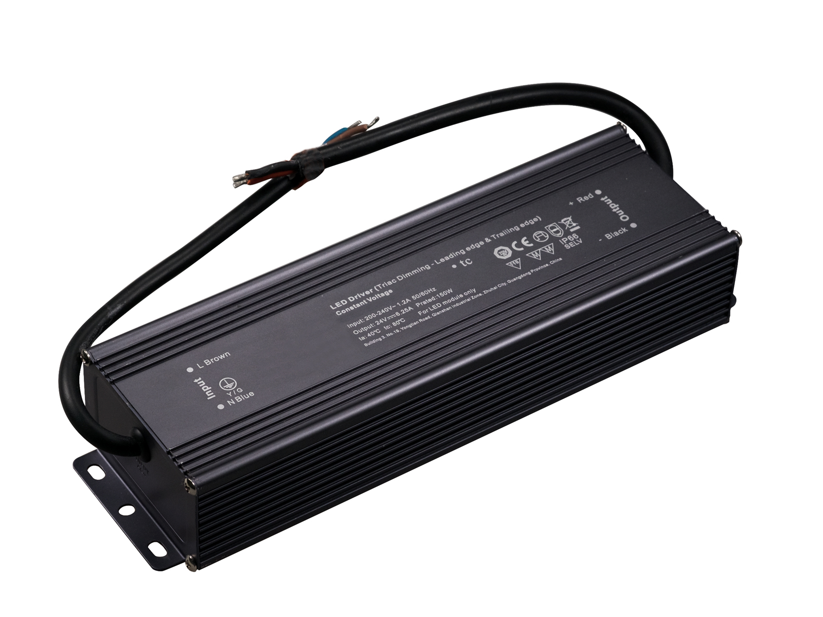 LED power supply 24Vdc 150 W TRIAC dimmable | IP66 