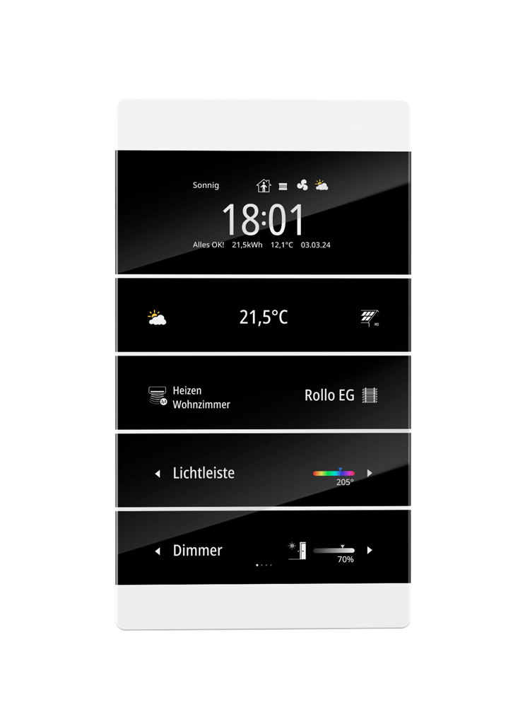Meta² Standard weiß KNX Raumcontroller