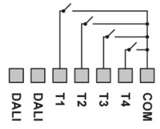 dali mc+ plus Eingänge