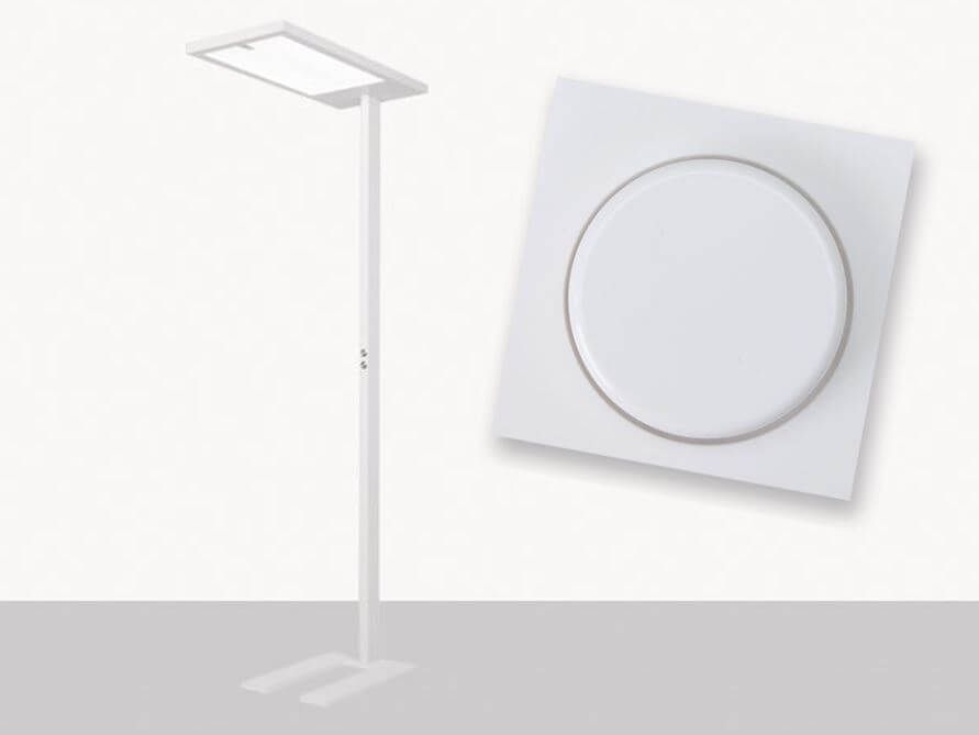 Kombipaket: Stehleuchte mit Funk-Drehregler K-ZWALLY Free-standing luminaire K-VIRTUS II 100W dimmable