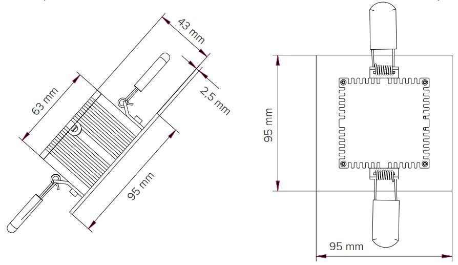 K-SPOT FLAT Abmessungen