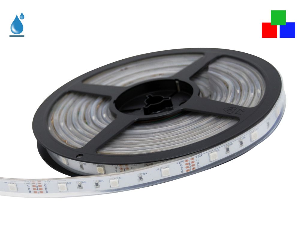 O12RGB30-1 5m Outdoor LED Band 12V RGB 30LEDs/m IP67