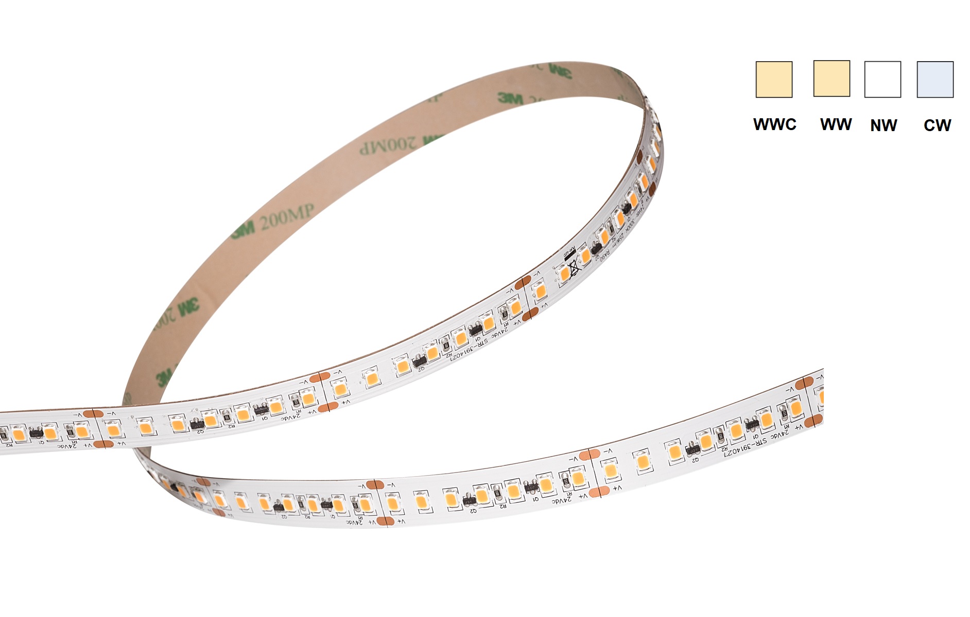 Flexible 24V LED Stripe 25 W/m KSQ| 140 LEDs/m