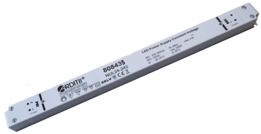Independent LED power supply slim 240W 24V